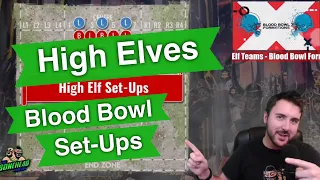 High Elf Team Set-Up Formations for Blood Bowl - Blood Bowl 2020 (Bonehead Podcast)