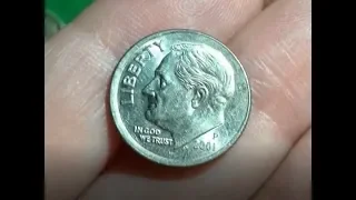 Coin Roll Hunting Dimes....Silver X3