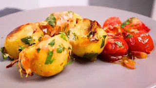 POTATO WITH TOMATOES TASTIER THAN MEAT!!! I have never eaten such  potatoes. Easy ACMP Recipe!