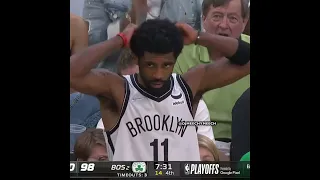 KYRIE MIDDLE FINGER TO CELTICS FANS VOICEOVER