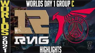 RNG vs PSG Highlights | Worlds 2021 Day 1 Group C | Royal Never Give Up vs PSG Talon