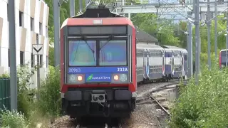 Z20500 et Z20900 Livrées Transilien et Ile de France : Gare de Ermont Eaubonne sur le RER C