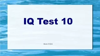 IQ Test ●  teste Deine Intelligenz mit 3 Fragen