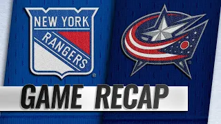Vesey, Rangers defeat Jackets in shootout, 5-4