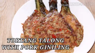 Tortang Talong with Giniling panlasang pinoy | M's Kitchen