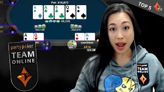 Top 5 Blinds Spots  | Online Poker - Texas Holdem | partypoker Team Online