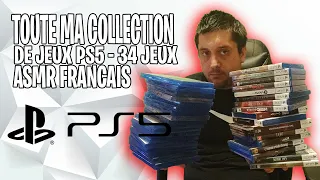 ASMR FR : TOUTE MA COLLECTION DE JEUX PS5 - 34 JEUX