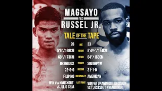 Magsayo VS Russell Jr. - WBC featherweight championship