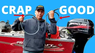 Replace Boat Gas Line | Gray Fuel Line Cause Outboard to Bog & Stall