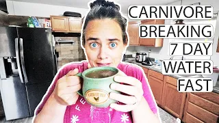 3 Days Of CARNIVORE | How I Broke My 7 DAY WATER FAST | The Good, The Bad, And What I'd Do Different