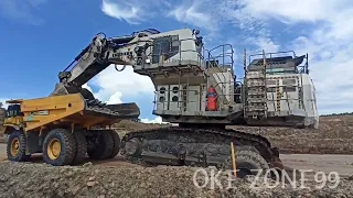 LIEBHERR 9200 ||MOVING WITH SLEIPNER TRANSPORT SYSTEM||OVER LOAD KOMATSU HD 785