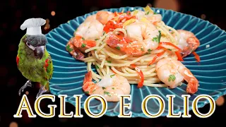 Quick Garlic Shrimp pasta recipe