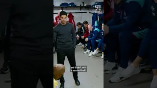 🎬 EXCLUSIVE CLIP 🎬 Mikel Arteta made his feelings known