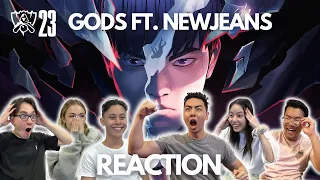 LETS GOOO!! | GODS ft. NewJeans REACTION!!