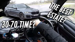 2020 BMW 520D Estate DRIVING POV/REVIEW // THE BEST ESTATE CAR?