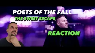 Poets of the Fall - The Sweet Escape (Official Video w/ Lyrics) REACTION