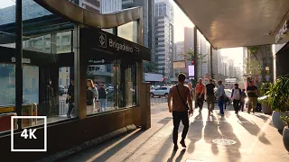 Sunset Walk along Paulista Avenue, São Paulo | ASMR