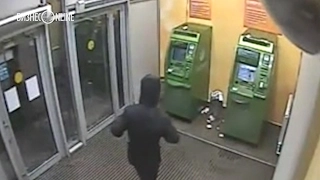 Тройная попытка взлома банкомата Сбербанка в Нижнекамске