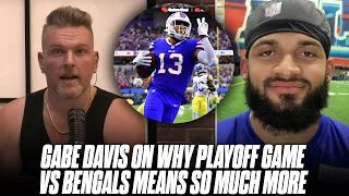 Gabe Davis Tells Pat McAfee This Playoff Game vs Bengals Is Most Meaningful Game Of This Season