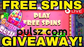 FREE SPINS GIVEAWAY! LIVE ON Pulsz SOCIAL CASINO!