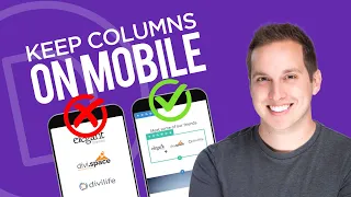 How to Keep Columns on Mobile in Divi