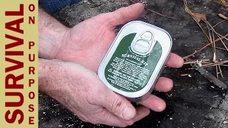 Survival Kit In A Sardine Can