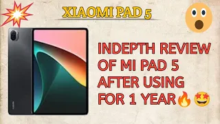Xiaomi Pad 5 Indepth Review After 1 year😯🔥🤩 #kkgaurav #mipad5 #xiaomipad5