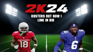 NFL 2K24 | Arizona Cardinals vs New York Giants | Harrison Jr vs Nabers | Rosters Out NOW ! |