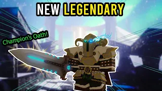 I CRAFTED the New Legendary Weapon! | Dungeon Quest |