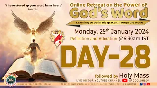 (LIVE) DAY - 28, Power of God's Word; in His grace through the Word | Mon | 29 Jan 2024 | DRCC