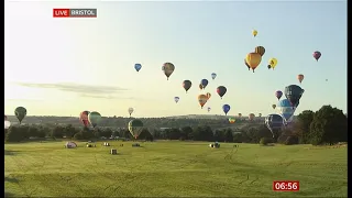 Coronavirus (Covid-19) Bristol balloon festival goes ahead (1) (UK) - BBC News - 3rd August 2020