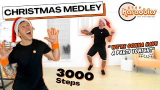 TFG's Christmas Medley | 3000 Steps | Dance Karaoke Home Workout | Step Karaobics