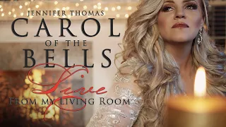 CAROL OF THE BELLS Live Performance: Watch Me Play From My Living Room Piano | Jennifer Thomas