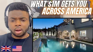 Brit Reacts To WHAT $1M GETS YOU ACROSS THE UNITED STATES -unbelievable