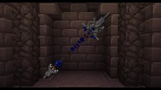 Minecraft Custom Magic Weapon! CNPC Scripting + Armorer's Workshop: Spear of Tears