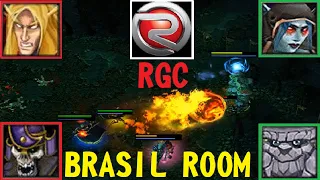 DOTA SKELETON KING & INVOKER - VS - TRAXEX & TINY (RGC BRASIL ROOM)