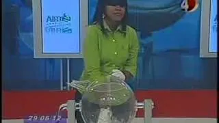 (NOCHE) 29/06/2012 - Lotería Nacional Dominicana