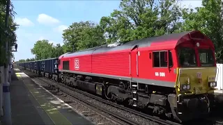 FREIGHT LIGHT ENGINE & FLASK THROUGH CRAYFORD STONE CROSSING NORTHFLEET & LENHAM 08/05/24