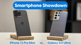 Smartphone Showdown: iPhone 13 Pro Max vs. Galaxy S21 Ultra