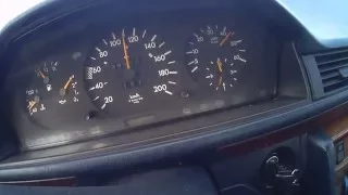 Mercedes Benz W124 250D Hard Acceleration