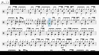 Drums Score: The Long And Winding Road - The Beatles