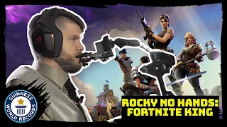 Gamer plays Fortnite with his mouth! - Meet The Record Breaker