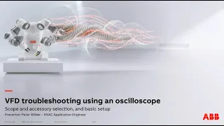 VFD troubleshooting using an oscilloscope