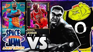 GOAT Michael Jordan & Lebron James Vs The Goon Squad & Monstars In NBA 2k21 MyTEAM! Which is Better?