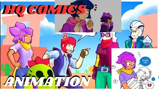 BEST 7 BRAWL STARS HQ COMICS   MANDY AND CHESTER    COLETTE X EDGAR  BRAWLERS  SHIP  ANIMATION