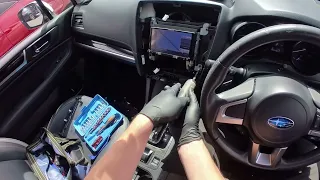 Subaru Outback 2015 head unit stereo removal