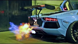 FC V1 # DRiFT CAR - LAMBORGHiNi AVENTADOR LP720 - 4 FT LiBERTY WALK EXHAUST FLAME