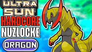 Pokemon Ultra Sun Hardcore Nuzlocke - DRAGON Type Pokémon Only! (No items, No overleveling)