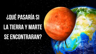 Qué planeta sobreviviría si la Tierra chocara con Marte