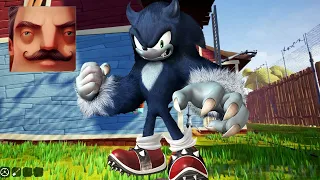 Hello Neighbor - Sonic Unleashed Act 2 Different versions Gameplay Walkthrough
